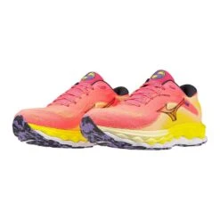 Mizuno Women's Wave Sky 7 Running Shoe - High/Vis Pink/Ombre Blue - Regular (B) 15 Mizuno Women's Wave Sky 7 Running Shoe - High/Vis Pink/Ombre Blue - Regular (B) -Gazelle Sports Shop 411413 1VRE 09