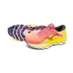 Mizuno Women's Wave Sky 7 Running Shoe - High/Vis Pink/Ombre Blue - Regular (B) 16 Mizuno Women's Wave Sky 7 Running Shoe - High/Vis Pink/Ombre Blue - Regular (B) -Gazelle Sports Shop 411413 1VRE 11