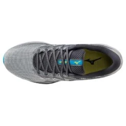 Mizuno Men's Wave Rider 27 Running Shoe - Pearl Blue/White - Regular (D) -Gazelle Sports Shop 411415 5F00 04