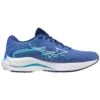 Mizuno Women's Wave Rider 27 Running Shoe - Ultramarine/White- Regular (B) -Gazelle Sports Shop 411418 UM00 03