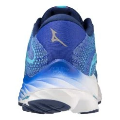 Mizuno Women's Wave Rider 27 Running Shoe - Ultramarine/White- Regular (B) -Gazelle Sports Shop 411418 UM00 05