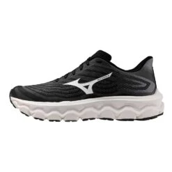Mizuno Men's Wave Horizon 8 Running Shoe - Black/White - Wide (2E) 8 Mizuno Men's Wave Horizon 8 Running Shoe - Black/White - Wide (2E) -Gazelle Sports Shop 411500 9000