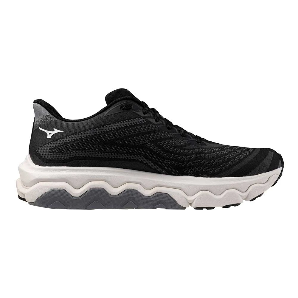 Mizuno Men's Wave Horizon 8 Running Shoe - Black/White - Wide (2E) 3 Mizuno Men's Wave Horizon 8 Running Shoe - Black/White - Wide (2E)
