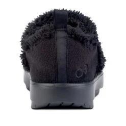 OOfos Women's OOcoozie Low Shoe Recovery Shoe - Black - Regular (B) -Gazelle Sports Shop 5074BLACK shot5