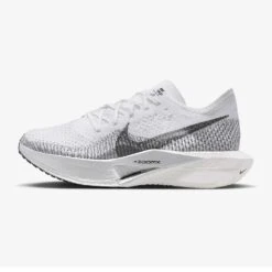 Women's Nike ZoomX Vaporfly Next% 3 Running Shoe- White/Dark Smoke Grey/Particle Grey- Regular (B) -Gazelle Sports Shop 50b864ba 2ab4 4a45 823d b3b53785b353