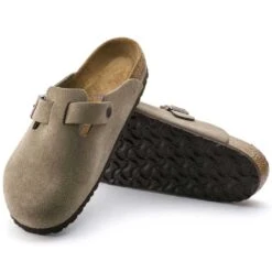 Birkenstock Boston Soft Footbed - Taupe - Medium/Narrow 13 Birkenstock Boston Soft Footbed - Taupe - Medium/Narrow -Gazelle Sports Shop 560771 sole