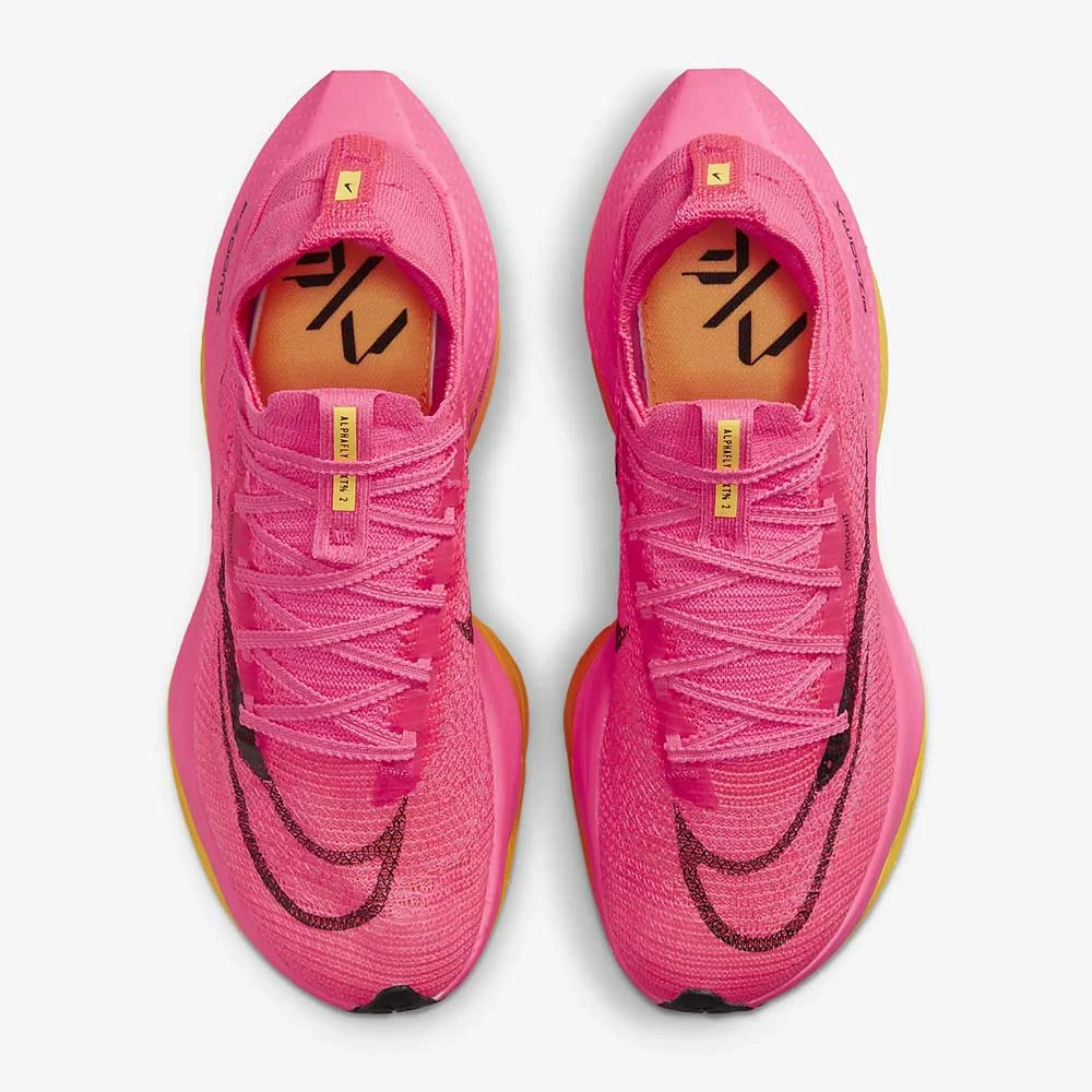 Women's Nike Alphafly 2 Running Shoe - Hyper Pink/Black/Laser Orange- Regular (B) 5 Women's Nike Alphafly 2 Running Shoe - Hyper Pink/Black/Laser Orange- Regular (B) - Image 3
