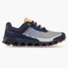 On Running Women's Cloudvista Trail Shoe - Midnight/Copper- Regular (B) -Gazelle Sports Shop 64.98592 cloudvista fw22 midnight copper w g1