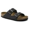 Birkenstock Arizona SFB Oiled Leather (D) - Black -Gazelle Sports Shop 752481