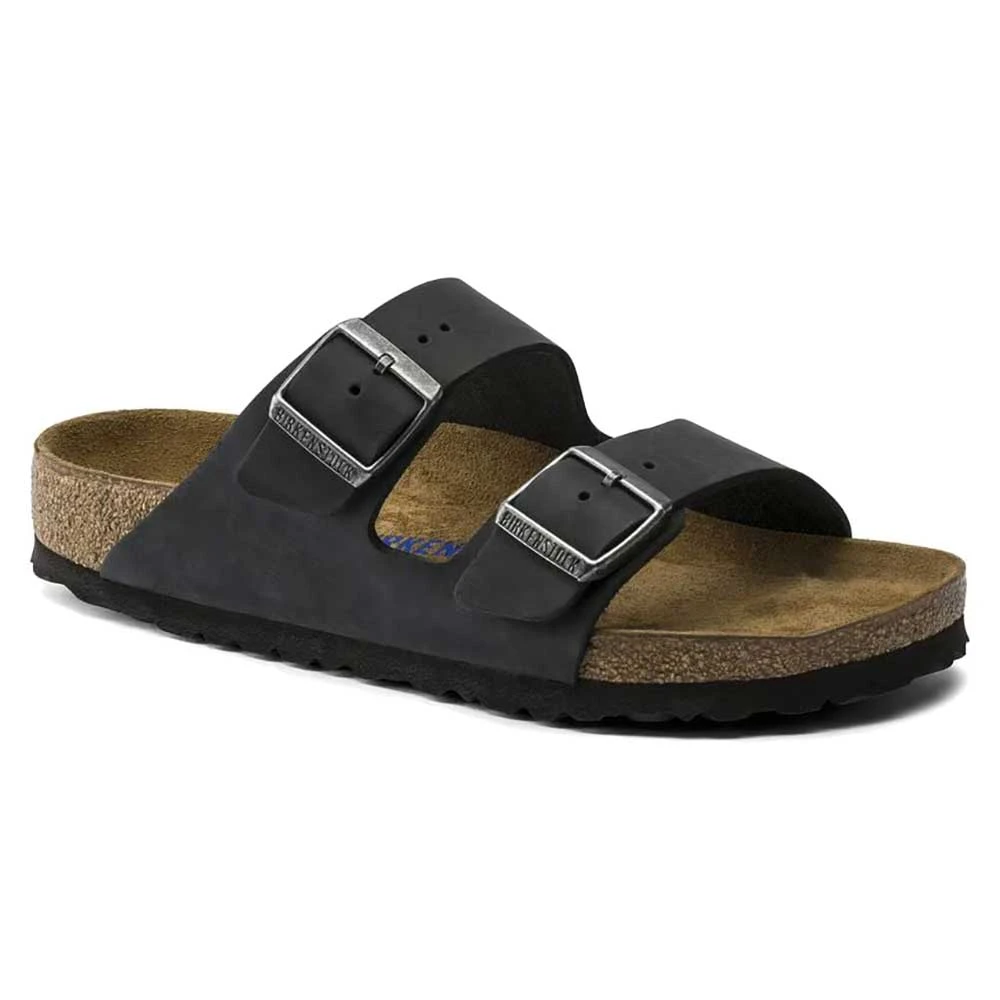 Birkenstock Arizona SFB Oiled Leather (D) - Black 3 Birkenstock Arizona SFB Oiled Leather (D) - Black