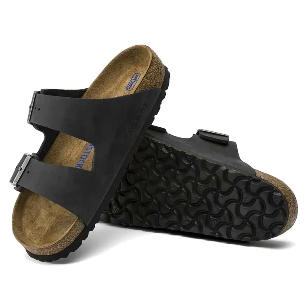 Birkenstock Arizona SFB Oiled Leather (D) - Black 6 Birkenstock Arizona SFB Oiled Leather (D) - Black - Image 4
