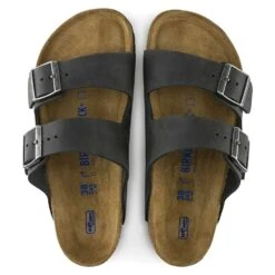 Birkenstock Arizona SFB Oiled Leather (D) - Black 12 Birkenstock Arizona SFB Oiled Leather (D) - Black -Gazelle Sports Shop 752481 top