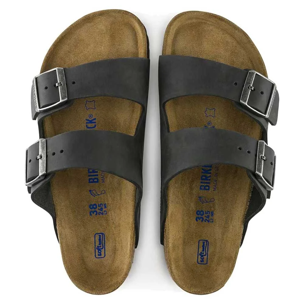 Birkenstock Arizona SFB Oiled Leather (D) - Black 7 Birkenstock Arizona SFB Oiled Leather (D) - Black - Image 5