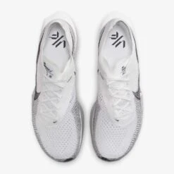 Men's Nike ZoomX Vaporfly Next% 3 Running Shoe- White/Dark Smoke Grey/Particle Grey- Regular (D) -Gazelle Sports Shop 7d474cb2 fce8 46af 9f49 3ba335977ea2