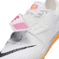 Unisex Nike Air Zoom High Jump Elite Spike - White/Black/Laser Pink - Regular (D) -Gazelle Sports Shop 806561 102 PHSYD005