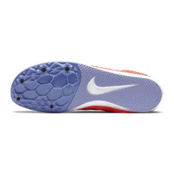 Nike Unisex Zoom Rival D 10 Track Spike - Bright Mango/Blackened Blue/Purple Pulse-Regular (D) -Gazelle Sports Shop 907566 800 PHSUH000 2000