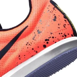 Nike Unisex Zoom Rival D 10 Track Spike - Bright Mango/Blackened Blue/Purple Pulse-Regular (D) -Gazelle Sports Shop 907566 800 PHSYD002 2000