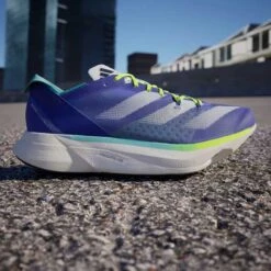 ADIDAS Adizero Adios Pro 3 Running Shoe - Cobalt Blue/Zero Metalic/Lucid Lemon - Regular (D) -Gazelle Sports Shop ADIZERO ADIOS PRO 3 Shoes Blue ID3635 HM3 hover