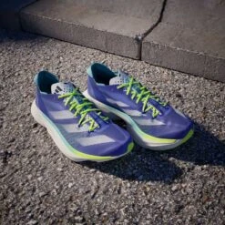 ADIDAS Adizero Adios Pro 3 Running Shoe - Cobalt Blue/Zero Metalic/Lucid Lemon - Regular (D) -Gazelle Sports Shop ADIZERO ADIOS PRO 3 Shoes Blue ID3635 HM5