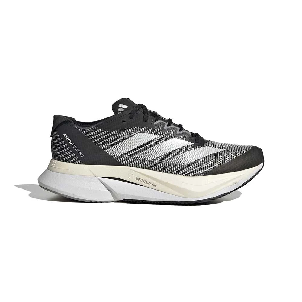 ADIDAS Women's Adizero Boston 12 Running Shoes - Core Black/Cloud White/Carbon - Regular (B) 3 ADIDAS Women's Adizero Boston 12 Running Shoes - Core Black/Cloud White/Carbon - Regular (B)