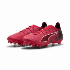Men's Ultra 6 Pro CP FG/AG Soccer Cleat - Puma Black/Fast Red/Fire Orchid - Regular (D) -Gazelle Sports Shop AG Football Boots Unisex 1