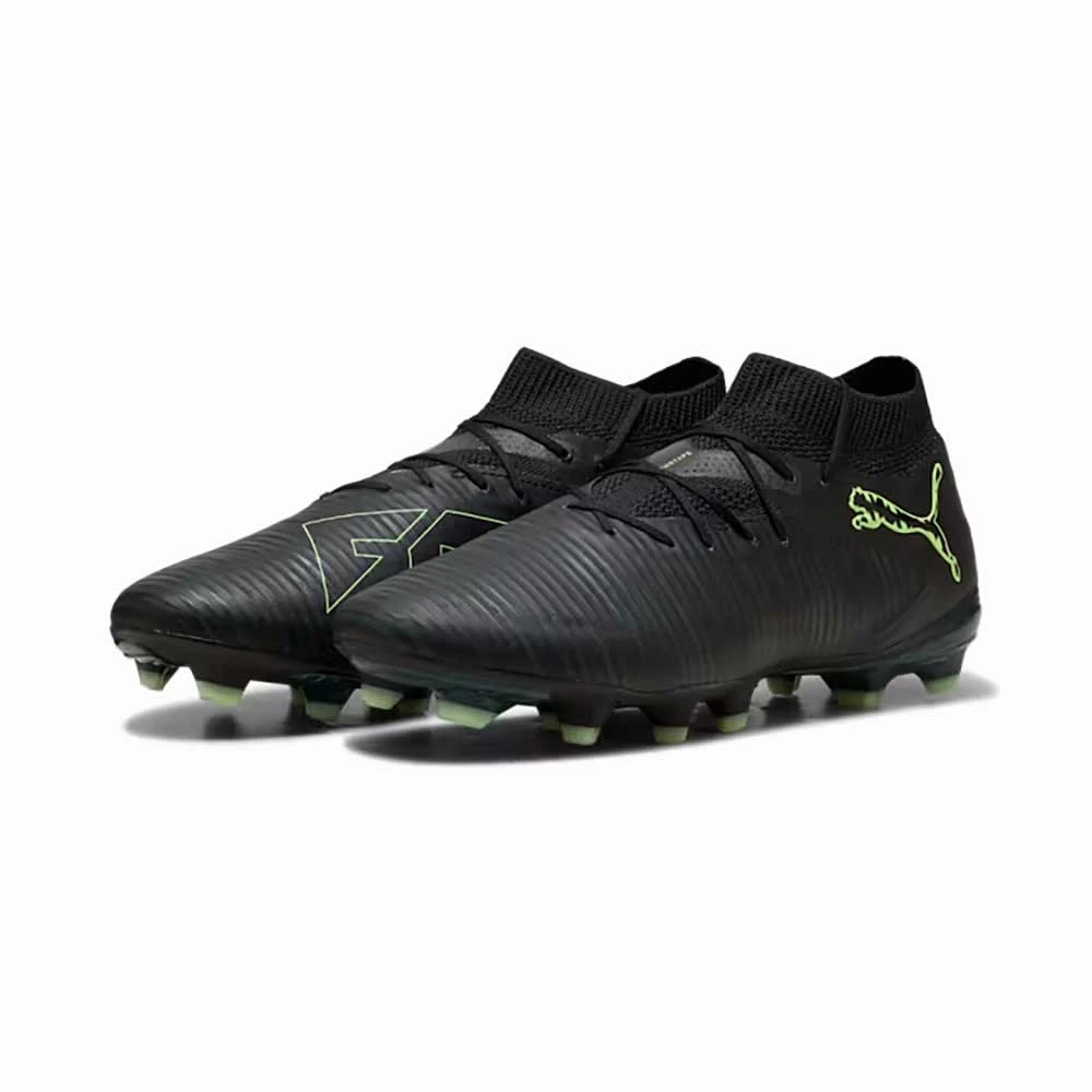 Men's Future 8 Pro FG/AG Soccer Cleat - Puma Black/Fizzy Light/Green Terrain - Regular (D) 5 Men's Future 8 Pro FG/AG Soccer Cleat - Puma Black/Fizzy Light/Green Terrain - Regular (D) - Image 3