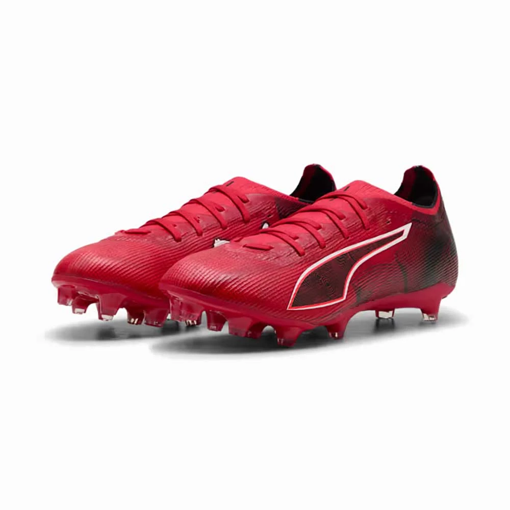 Men's Ultra 6 Match CP FG/AG Soccer Cleat - Puma Black/Fast Red/Fire Orchid - Regular (D) 4 Men's Ultra 6 Match CP FG/AG Soccer Cleat - Puma Black/Fast Red/Fire Orchid - Regular (D) - Image 2