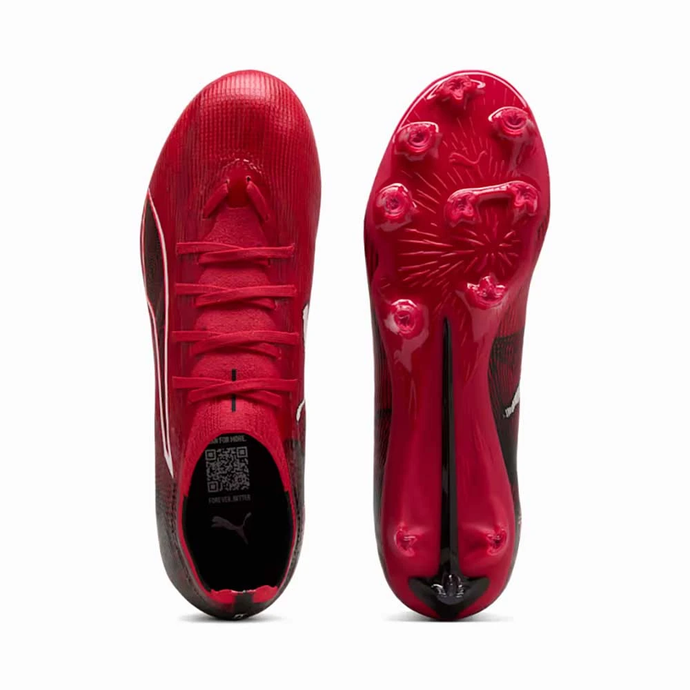 Men's Ultra 6 Match CP FG/AG Soccer Cleat - Puma Black/Fast Red/Fire Orchid - Regular (D) 6 Men's Ultra 6 Match CP FG/AG Soccer Cleat - Puma Black/Fast Red/Fire Orchid - Regular (D) - Image 4