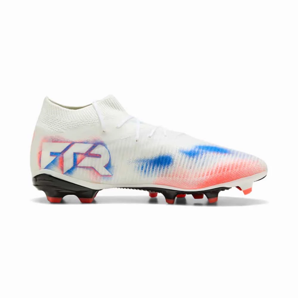 Men's Future 8 Pro FG/AG Soccer Cleat - Puma White/Puma Black/Glowing Red - Regular (D) 3 Men's Future 8 Pro FG/AG Soccer Cleat - Puma White/Puma Black/Glowing Red - Regular (D)