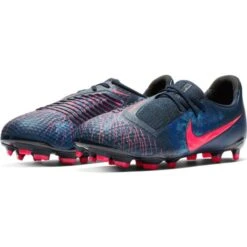 Nike Jr Phantom Venom Elite FG Soccer Cleat - Obsidian/White/Black -Gazelle Sports Shop AO0401 440 PHCFH001 JPG HEI 875 WID 875