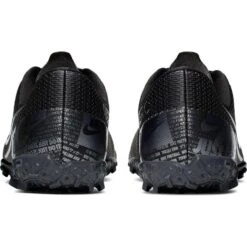 Nike Jr. Mercurial Vapor 13 Academy TF Soccer Cleat - Black/Cool Grey/Metallic Cool Grey -Gazelle Sports Shop AT8145 001 PHCBH000