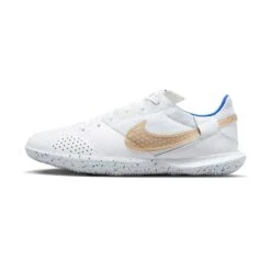 Unisex Nike Streetgato IC Soccer Shoes- White/Metallic Gold/Hyper Royal - Regular (D) -Gazelle Sports Shop AURORA DC8466 174 PHSLH000 2000
