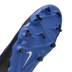 Nike Phantom GX Academy Dynamic Fit MG Soccer Cleat - Black/Chrome-Hyper Royal- Regular (D) -Gazelle Sports Shop AURORA DD9472 040 PHSYD001 2000