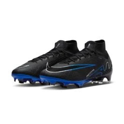 Nike Zoom Mercurial Superfly 9 Elite FG Soccer Cleat - Black/Chrome-Hyper Royal- Regular (D) -Gazelle Sports Shop AURORA DJ4977 040 PHCFH001 2000