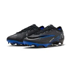 Nike Zoom Mercurial Vapor 15 Elite FG Soccer Cleat- Black/Chrome-Hyper Blue- Regular (D) 13 Nike Zoom Mercurial Vapor 15 Elite FG Soccer Cleat- Black/Chrome-Hyper Blue- Regular (D) -Gazelle Sports Shop AURORA DJ4978 040 PHCFH001 2000