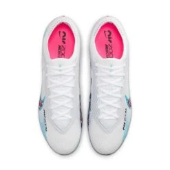 Nike Unisex Zoom Mercurial Vapor 15 Elite FG Soccer Cleats - White/Baltic Blue/Pink Blast - Regular (D) 11 Nike Unisex Zoom Mercurial Vapor 15 Elite FG Soccer Cleats - White/Baltic Blue/Pink Blast - Regular (D) -Gazelle Sports Shop AURORA DJ4978 146 PHCTH001 2000