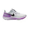 Women's Nike Air Zoom Structure 25 Running Shoe - White/Black-Pure Platinum-Fuchsia Dream- Regular (B) -Gazelle Sports Shop AURORA DJ7884 100 PHSRH000 2000
