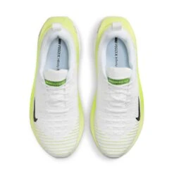 Men's Nike React Infinity Run Flyknit 4 Running Shoe- White/Light Lemon Twist/Volt/Black- Regular (B) -Gazelle Sports Shop AURORA DR2665 101 PHCTH001 2000