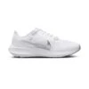 Nike Women's Air Zoom Pegasus 40 Running Shoe- White/Metallic Silver/Pure Platinum- Regular (B) -Gazelle Sports Shop AURORA DV3854 101 PHSRH001 2000