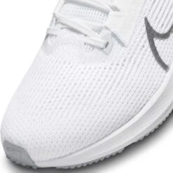 Nike Women's Air Zoom Pegasus 40 Running Shoe- White/Metallic Silver/Pure Platinum- Regular (B) 18 Nike Women's Air Zoom Pegasus 40 Running Shoe- White/Metallic Silver/Pure Platinum- Regular (B) -Gazelle Sports Shop AURORA DV3854 101 PHSYD001 2000