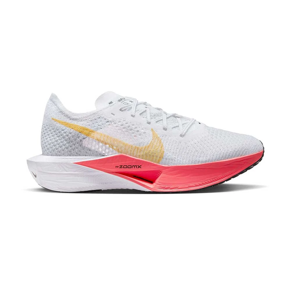 Women's Nike ZoomX Vaporfly Next% 3 Running Shoe - White/Topaz Gold/Sea Coral - Regular (B) 3 Women's Nike ZoomX Vaporfly Next% 3 Running Shoe - White/Topaz Gold/Sea Coral - Regular (B)