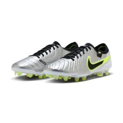 Nike Tiempo Legend 10 Elite FG Soccer Shoe - Metallic Silver/Black/Volt - Regular (D) 13 Nike Tiempo Legend 10 Elite FG Soccer Shoe - Metallic Silver/Black/Volt - Regular (D) -Gazelle Sports Shop AURORA DV4328 001 PHCFH001 2000