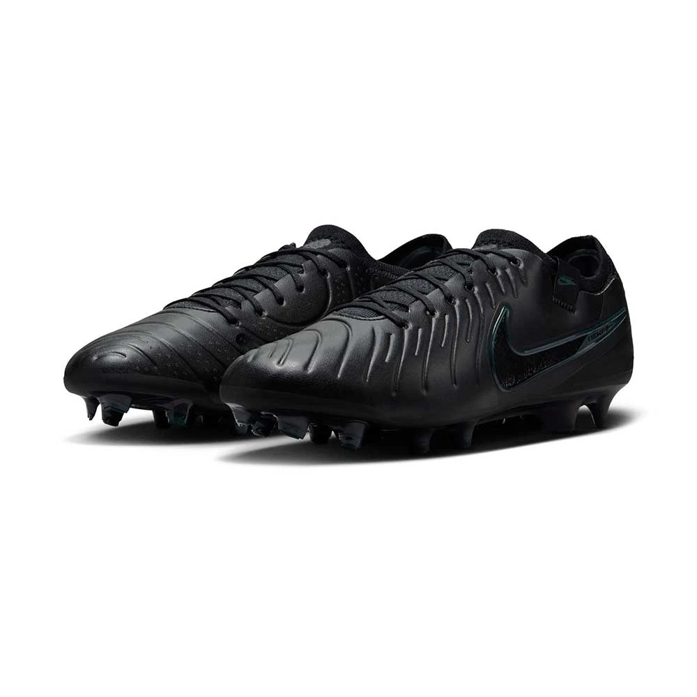 Nike Tiempo Legend 10 Elite Soccer Cleats - Black/Black-Deep Jungle - Regular (D) 4 Nike Tiempo Legend 10 Elite Soccer Cleats - Black/Black-Deep Jungle - Regular (D) - Image 2