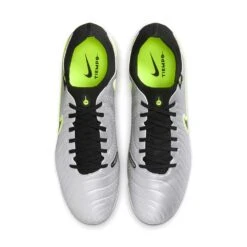 Nike Tiempo Legend 10 Pro FG Soccer Cleat - Metallic Silver/Black/Volt - Regular (D) -Gazelle Sports Shop AURORA DV4333 001 PHCTH001 2000