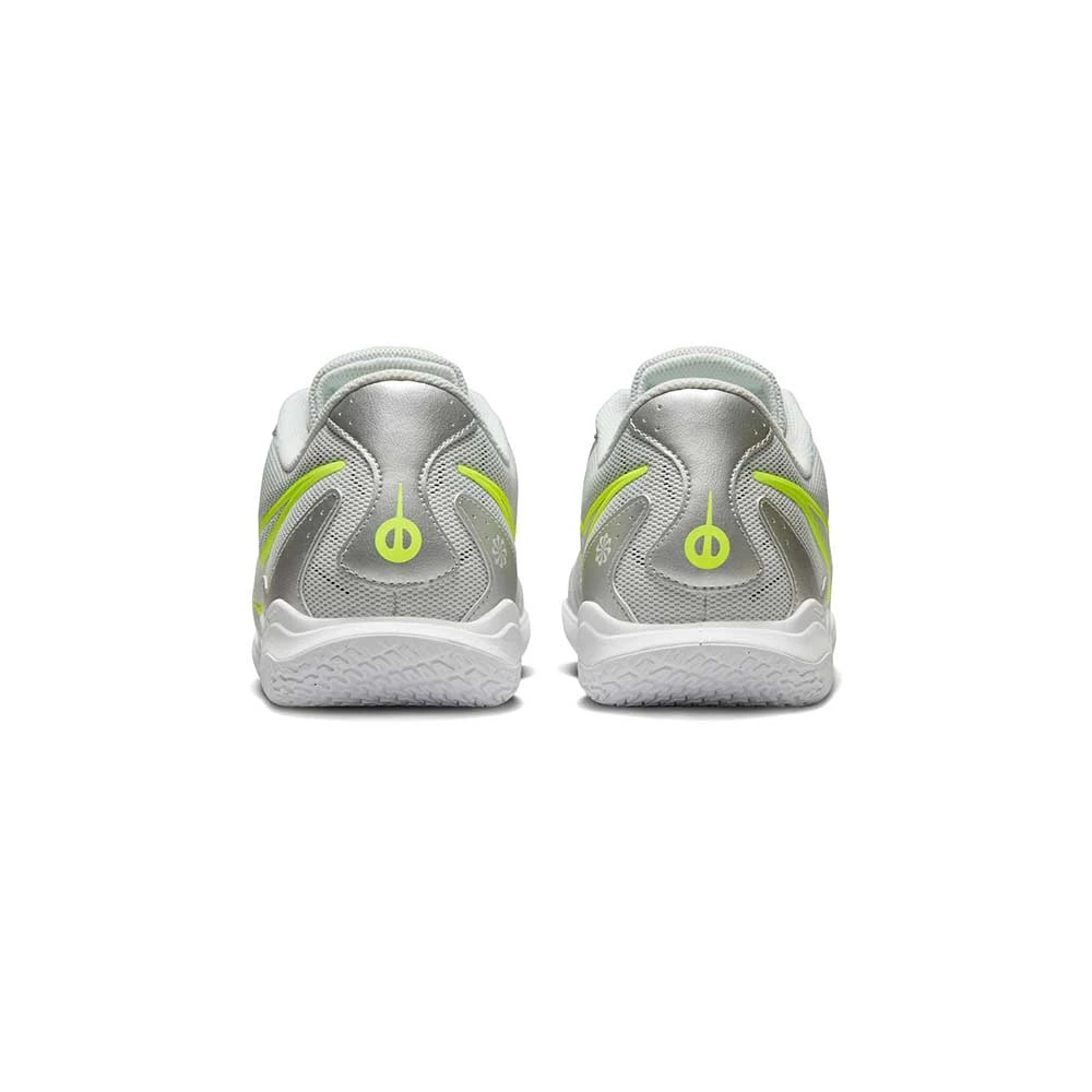 Nike Tiempo Legend 10 Academy IC Indoor Soccer Shoe - Metallic Silver/White/Volt - Regular (D) 6 Nike Tiempo Legend 10 Academy IC Indoor Soccer Shoe - Metallic Silver/White/Volt - Regular (D) - Image 4