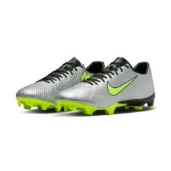 Unisex Nike Zoom Mercurial Vapor 15 Academy XXV MG Soccer Cleats - Metallic Silver/Volt - Regular (D) -Gazelle Sports Shop AURORA FB8399 060 PHCFH001 2000