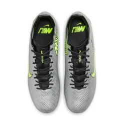 Unisex Nike Zoom Mercurial Vapor 15 Academy XXV MG Soccer Cleats - Metallic Silver/Volt - Regular (D) -Gazelle Sports Shop AURORA FB8399 060 PHCTH001 2000