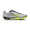 Unisex Nike Zoom Mercurial Vapor 15 Academy XXV MG Soccer Cleats - Metallic Silver/Volt - Regular (D) -Gazelle Sports Shop AURORA FB8399 060 PHSRH000 2000