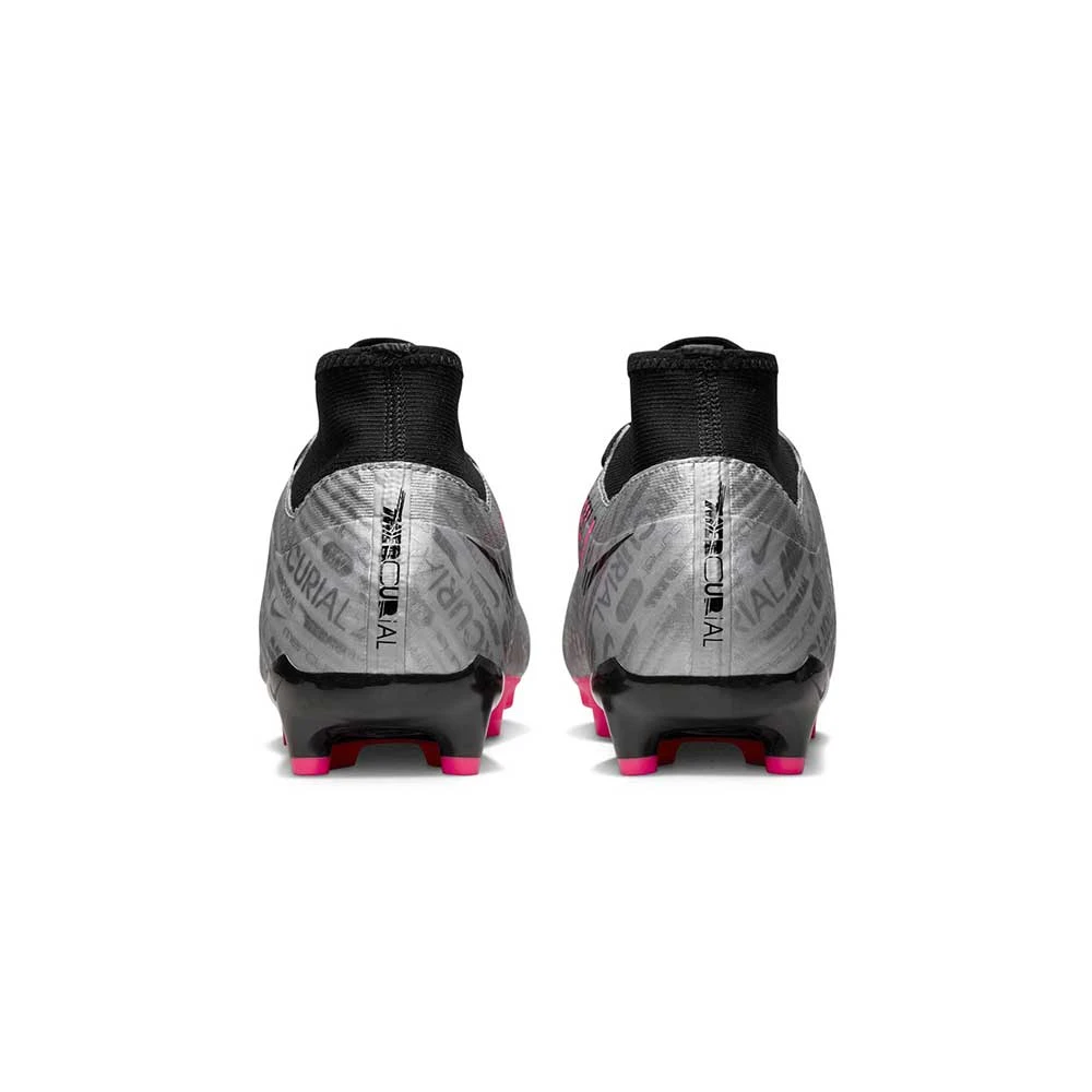 Unisex Nike Zoom Mercurial Superfly 9 Academy XXV MG Soccer Cleats - Metallic Silver/Hyper Pink 8 Unisex Nike Zoom Mercurial Superfly 9 Academy XXV MG Soccer Cleats - Metallic Silver/Hyper Pink - Image 6