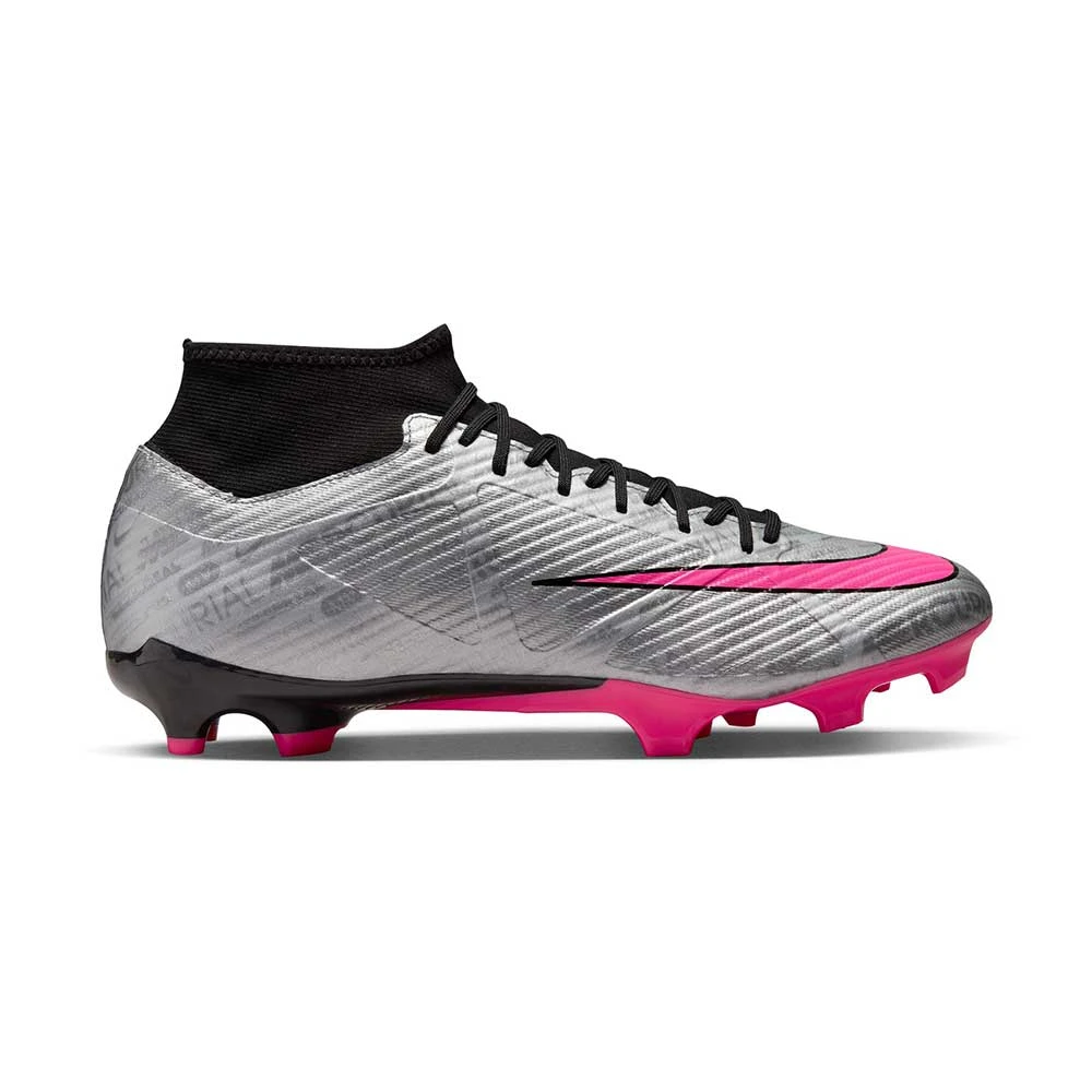 Unisex Nike Zoom Mercurial Superfly 9 Academy XXV MG Soccer Cleats - Metallic Silver/Hyper Pink 3 Unisex Nike Zoom Mercurial Superfly 9 Academy XXV MG Soccer Cleats - Metallic Silver/Hyper Pink